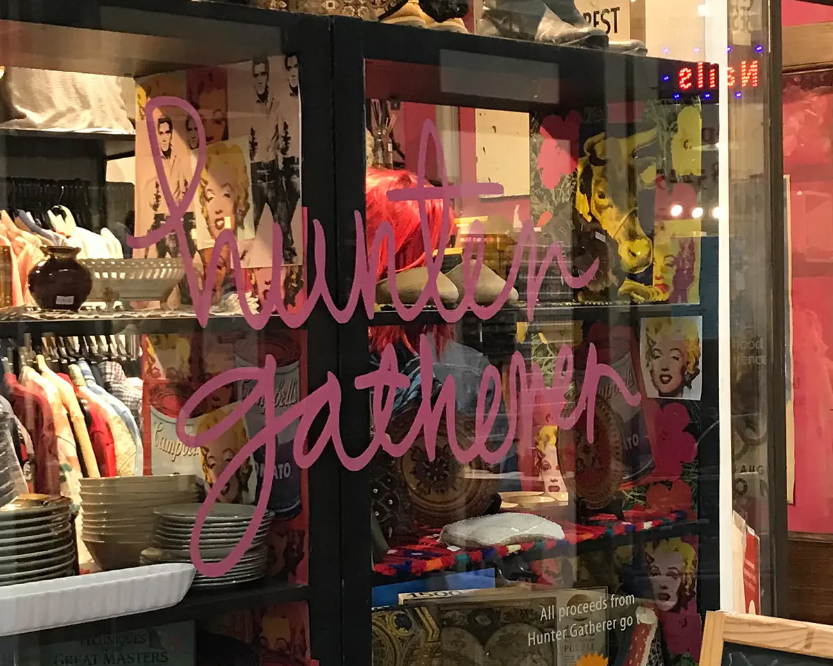 Hunter Gatherer X BSL Op shops